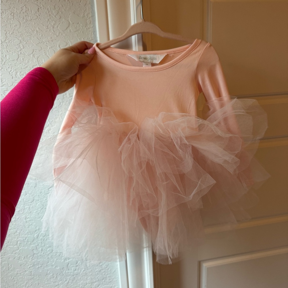 Iloveplum pink tutu dress size 1